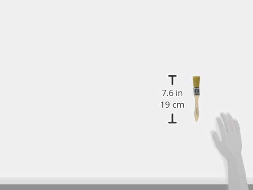 Chef Craft Set of 2 Natural Pastry Brushes, Wood Handle, 7.5" 1.6" Long Pure Bristles, Silver