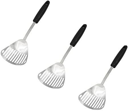 Image of Chef Craft Stainless Steel Slotted Skimmer | 13-Inches Long | 3-Pack