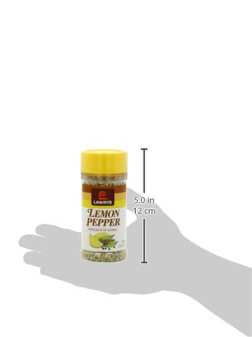 Image of Lawry's Lemon Pepper with Zest of Lemon, 4.5 oz (Pack of 12)