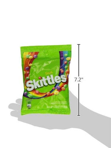 Image of Skittles Bite Size Candy, Sours, 5.7 Ounce