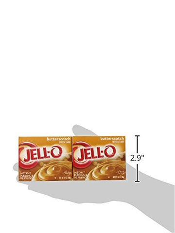 Image of Jell-O Instant Butterscotch Pudding & Pie Filling (3.4 oz Boxes, Pack of 6)