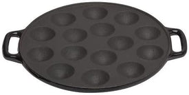 Le Chef Poffertjes plaat met Handvaten 23cm /9" Gietijzer(Very Steady, Heavy cast iron Pan)Dutch Poffertjes Pan,Dutch Pancake pan cast iron ,Poele a pets de nonne fonte,Krapfenpfanne Gusseisen