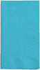 Creative Converting Touch of Color 2-Ply 50 Count Paper Dinner Napkins, Bermuda Blue