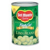 Del Monte Green Lima Beans, 15.25oz Can (Pack of 6)