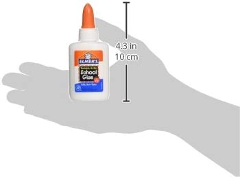 Elmer's E301 School Glue, Washable No-Run, 1.25 Ounces