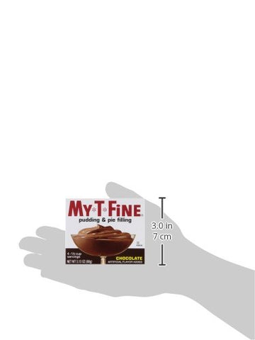 Image of Chocolate Pudding & Pie Filling Mix by My T Fine - Each Box: (4) 1/2 cup Servings (Pack - 2)
