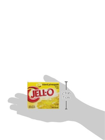 Image of Jell-O Island Pineapple Gelatin Mix (3 oz Boxes, Pack of 6)