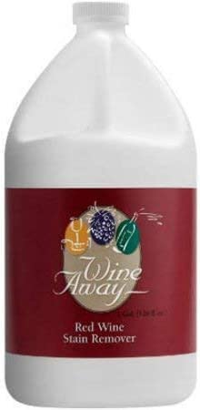 Wine Away Red Wine Stain Remover - Removes Wine Spots - Perfect Fabric Upholstery and Carpet Cleaner Spray Solution - Spray on Stain Wash and Resolve Laundry to Vanish Stain - Zero Odor - 1 Gallon