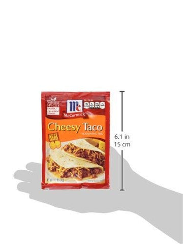 Image of McCormick Taco Cheesy Seasoning Mix, 1.12 OZ (Pack - 4)
