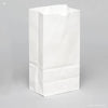 4 lb. Recycled White Paper Bag - 500 per pack