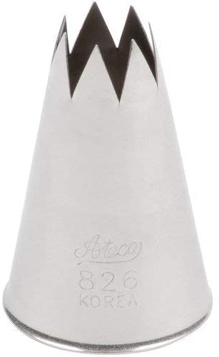 Ateco Pastry Tube - Star - Size 826