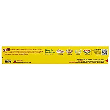 Image of Glad Cling Wrap, 200 sq. ft (Pack of 3)