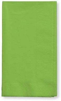Creative Converting Touch of Color 2-Ply 50 Count Paper Dinner Napkins, Fresh Lime