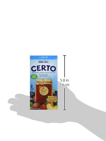 Image of Sure-Jell Certo Premium Liquid Fruit Pectin Value Pack, 2 Boxes, 4 Pouches