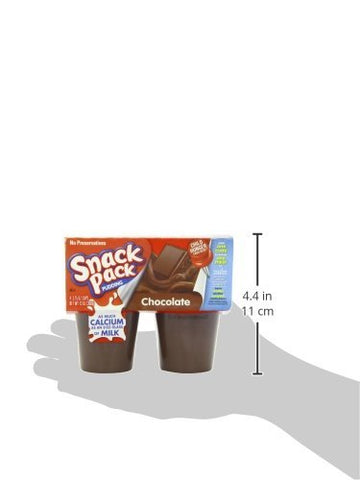 Image of Hunts Snack Pack Chocolate Pudding FRESH (12 Cups Total 39 oz.)