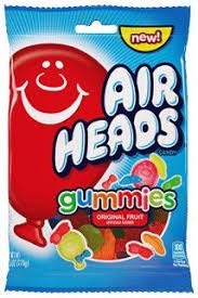 Airheads Fruit Flavored Gummies Candy, 3.8 Ounce Bag