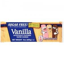 Voortman SUGAR FREE Vanilla Wafers (2) 9 oz Packages