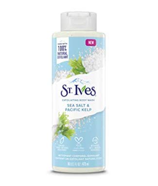 St. Ives, Exfoliating Body Wash, Sea Salt & Pacific Kelp, 16 fl oz (473 ml)