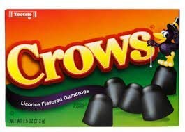 Tootsie Crows Licorice Flavored Gumdrops (2 Pack)