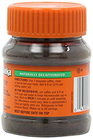 Image of Sanka Instant Decaffeinated Coffee, 2 Oz. (Pack of 4)