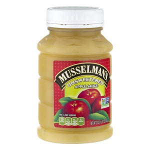 Musselman's Natural Unsweetened Applesauce 23 oz