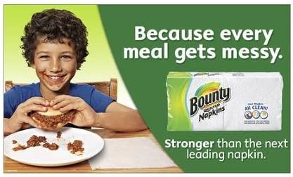 Bounty Quilted Napkins, 400 count , 2X Stronger