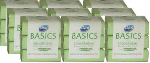 Dial Basics HypoAllergenic Dermatologist Tested Bar Soap, 3.2 oz (27 Bars)