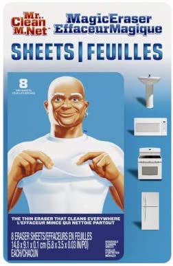 Mr. Clean 24376040 Mr Clean Magic Eraser Sheets Original 1-Pack (90618)
