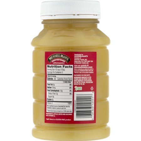 Image of Musselman's Natural Unsweetened Applesauce 23 oz