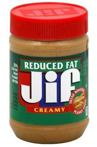 Jif Creamy Reduced Fat Peanut Butter Spread, 16-Ounce (Pack of 6)