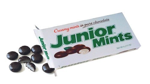 Junior Mints 3.5 Ounce box (six boxes)