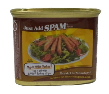 Oven Roasted 100% White Lean Turkey Spam (Pack of 3) 12 oz Can