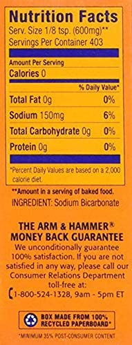 Arm & Hammer Pure Baking Soda, 8 oz (Pack of 2)