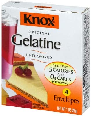 Image of Knox Original Gelatine Unflavored - 1 oz. box (4 individual powder gelatin envelopes)