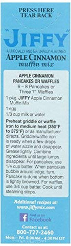 Image of Jiffy Apple Cinnamon Muffin Mix (Pack of 4)