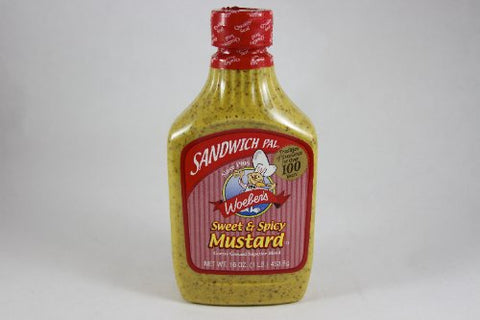 Image of Woeber's Sandwich Pal Sweet and Spicy Mustard 16oz (Pack of 2)