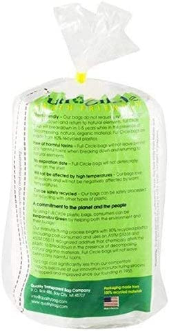 Image of Full Circle - Recycling Tall Kitchen Trash Bags, 13 Gallon (70 Count) - Made in USA