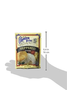 Pioneer Brand Peppered Gravy Mix 2.75oz pack of 6