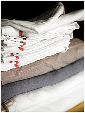 Ikea Dish Towel 101.009.09, Pack of 20, White, Red