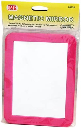 5 1/4 x 6 7/8 Inch Magnetic Locker Mirror - Real Glass