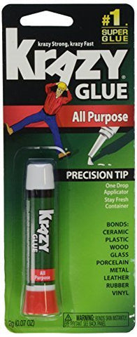 Image of Krazy Glue KG585 Instant Purpose Tube 0.07-Ounce Clear-Pack of 12