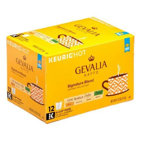 Image of Gevalia Signature Blend Decaf Coffee K-Cup Pods, 48 Count