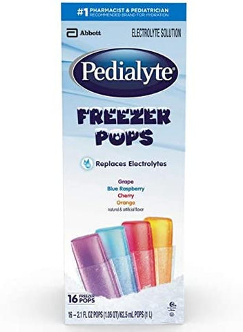 Image of Pedialyte Freezer Pops - Assorted Flavors - 2.1 oz - 16 ct (Pack of 2) by Pedialyte