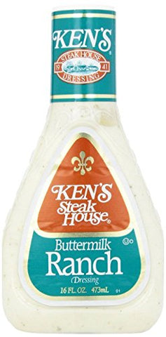 Image of Ken's Buttermilk Ranch Dressing 16 oz, Gluten Free (Pack of 2)