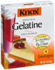 Knox Original Gelatine Unflavored - 1 oz. box (4 individual powder gelatin envelopes)