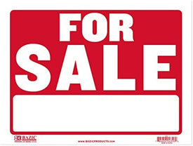 BAZIC 9" X 12" Sign (Small Series)