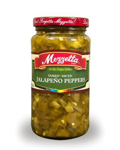 Mezzetta Tamed Diced Jalapeno Peppers 10 oz (Pack of 2)
