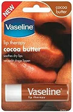 Image of Vaseline Lip Therapy Stick with Petroleum Jelly (Original, Aloe Vera, Rosy Lips, Cocoa Butter)- 4pk