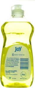 Joy Ultra Dishwashing Liquid, Lemon Scent 12.60 oz (Pack of 8)