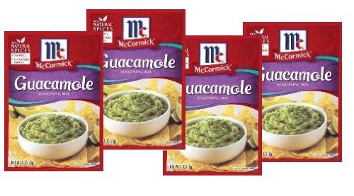 McCormick Guacamole Seasoning Mix (1 oz Packets) 4 Pack